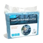 Simply Auto 100pk Microfibre Cloths 30x40cm 27.6G Car Cleaning