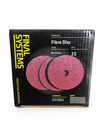 FinalSystems 115mm Fibre Sanding Discs 50 Grit 25pk–Angle Grinder Abrasive Discs
