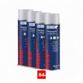 DINITROL HIGH PERFORMANCE UNDERBODY WAX CLEAR 500ml AEROSOL RUST PROOFING 4x