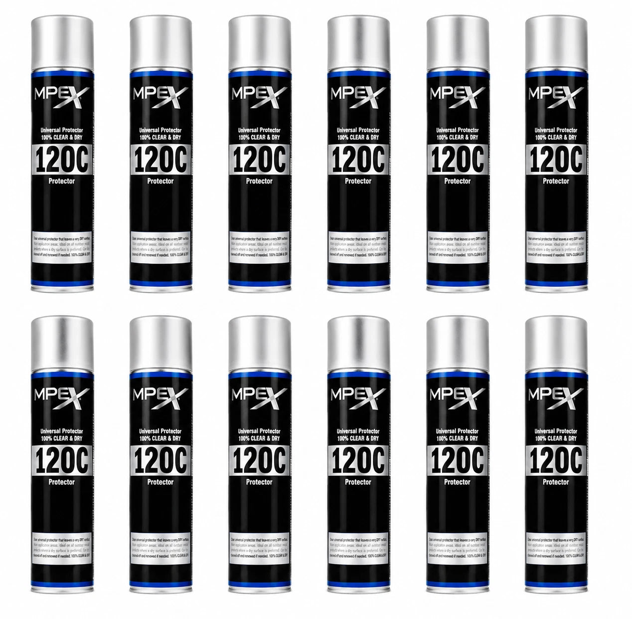 12 x 500ml MPEX 120c Clear Anti Corrosion Protector SIMILAR TO ACF 50