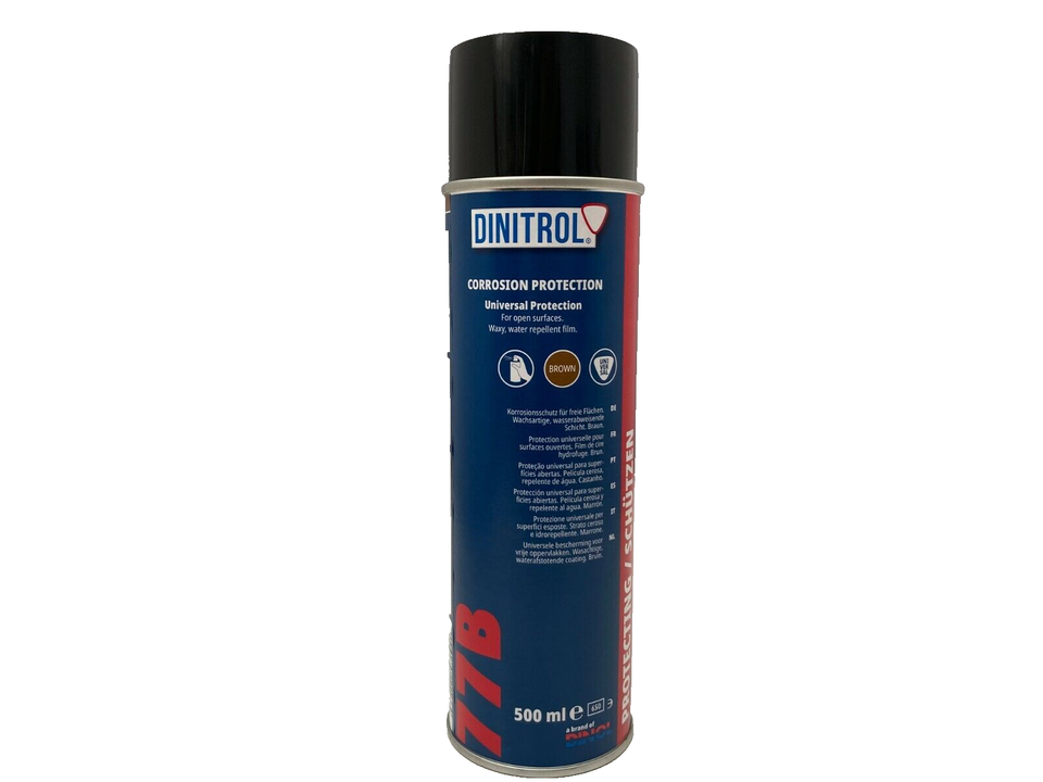1 X DINITROL 77B 500ML BROWN CORROSION PROTECTION