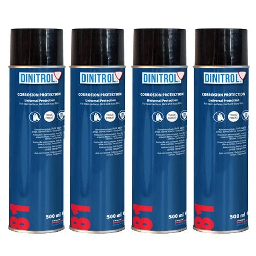 Dinitrol 81 Clear Rodent Protection Wax 500ml – Pack of 4