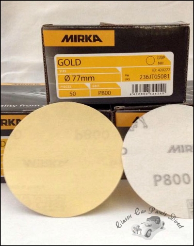 Mirka Gold 77mm Sanding Discs P800