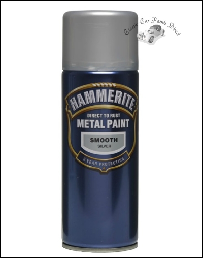 Direct To Rust Hammerite Smooth Silver