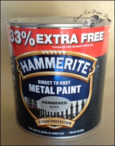 Hammered Silver Metal Paint 750ml