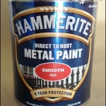  Hammerite 5084869 Direct to Rust Metal Paint - Smooth Red  Finish 250ML : Tools & Home Improvement