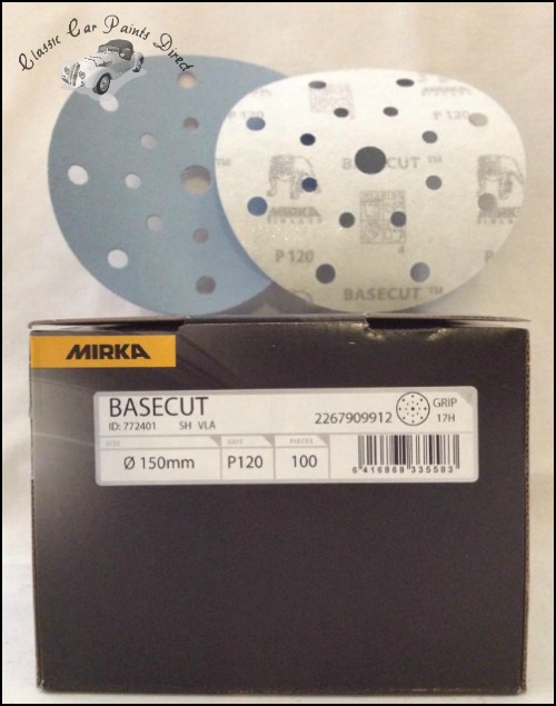 Mirka Basecut Sanding Discs P120 Grit