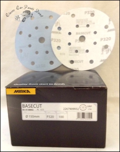 Mirka Basecut Sanding Discs P320 Grit