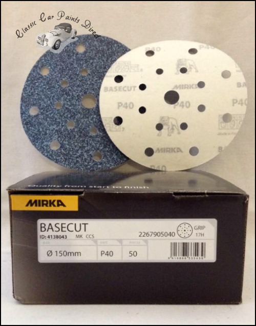 Mirka Basecut Sanding Discs P40 Grit