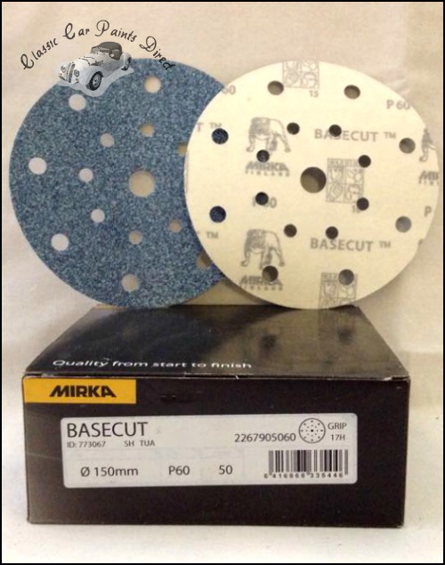 Mirka Basecut Sanding Discs P60 Grit