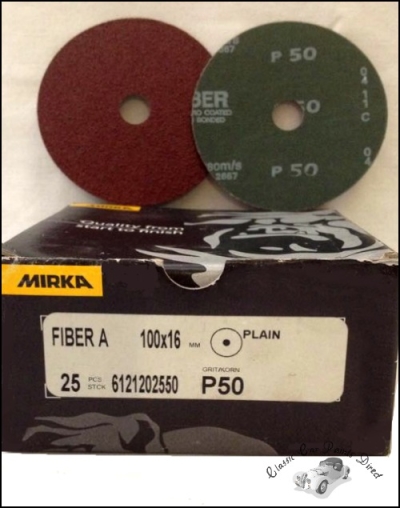 Fiber Grinding/ Sanding Discs 4" P50