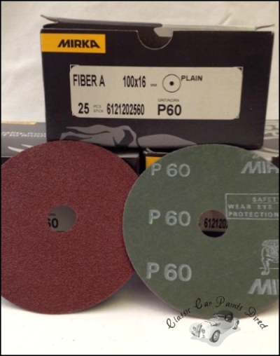 Fiber Grinding/ Sanding Discs 4" P60