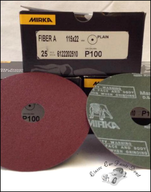 Fiber A Sanding Discs 4.5 inch P100 grit