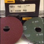 Fiber A Sanding Discs 4.5 inch P80 grit
