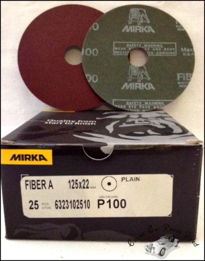 Fiber A Sanding Discs 5 inch P100 grit
