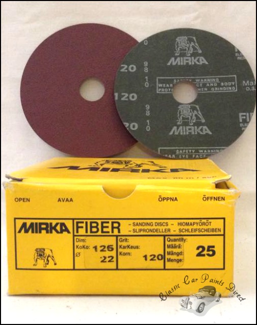Fiber A Sanding Discs 5 inch P120 grit