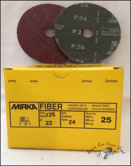 Fiber A Sanding Discs 5 inch P24 grit