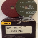 Fiber A Sanding Discs 5 inch P80 grit