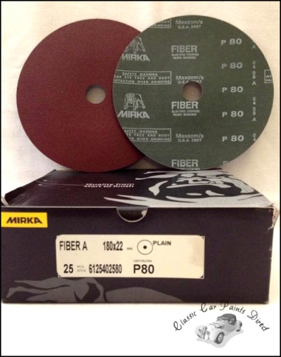 Fiber A Sanding / Grinding Disc 7" P80
