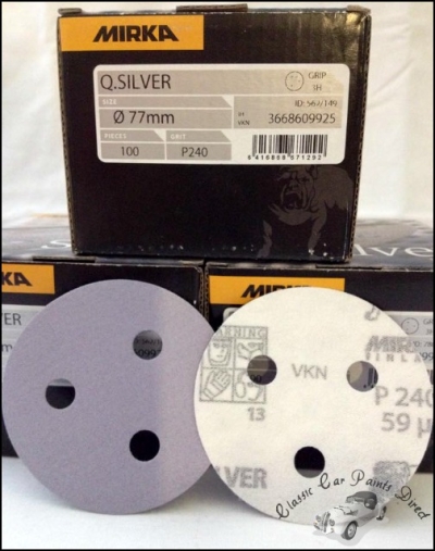 Q-Silver Sanding Discs P240 Grit