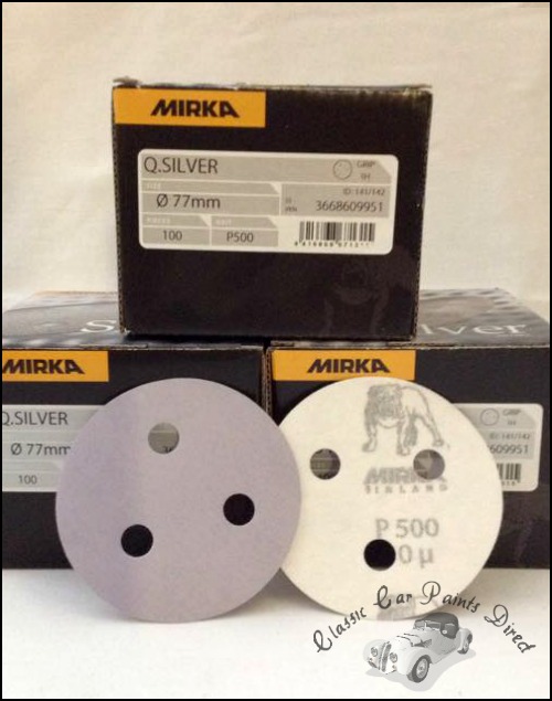 Q-Silver Sanding Discs P500 Grit