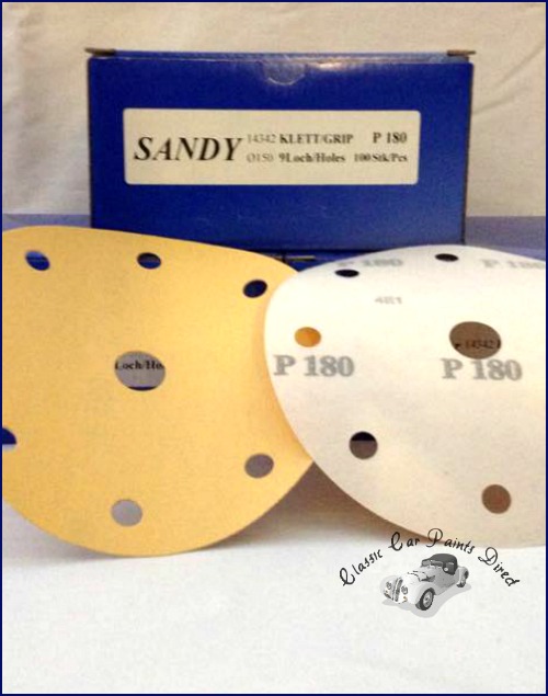 Sandy Sanding Discs 150mm P180 Grit