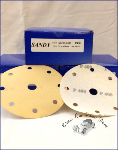 Sandy Sanding Discs 150 mm P400 Grit