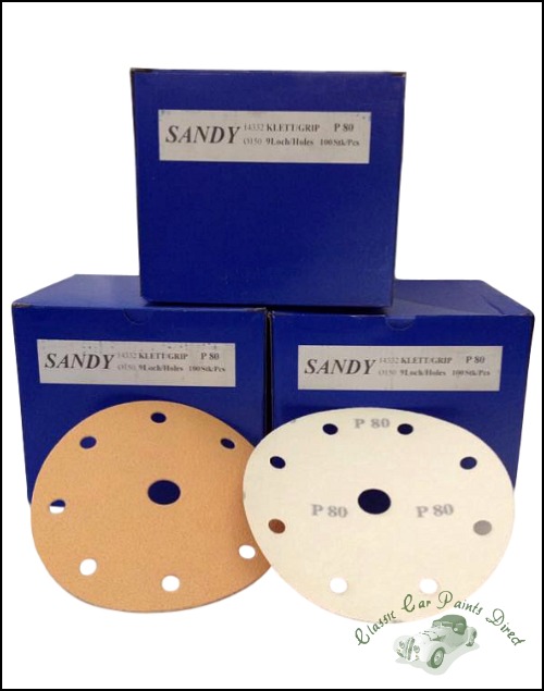 Mirka Sandy Sanding Discs P80 Grit