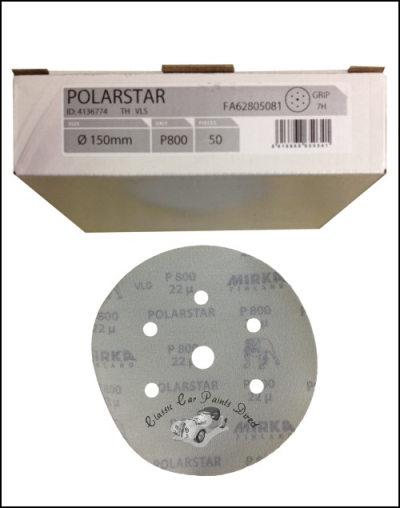 Polarstar 7H 6" sanding discs P800