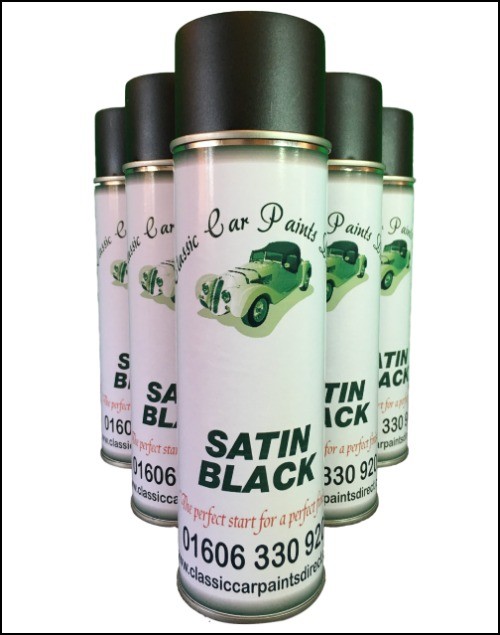 hammerite black satin spray paint