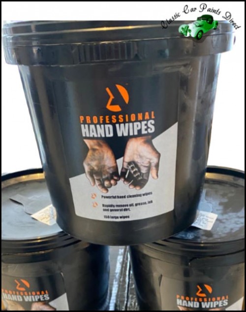 Professional Hand Wipes 150 Wipes Per Tub Classic Car Paints Direct